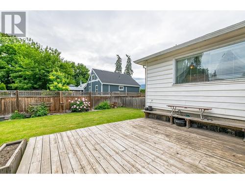 729 Stanley Avenue, Enderby, BC - Outdoor With Deck Patio Veranda With Exterior