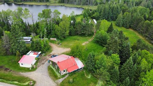 Photo aérienne - 4850 Ch. Brassard, Saint-Zénon, QC - Outdoor With Body Of Water With View
