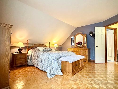 Chambre à coucher principale - 2365 Rue Guenette, Val-David, QC - Indoor Photo Showing Bedroom