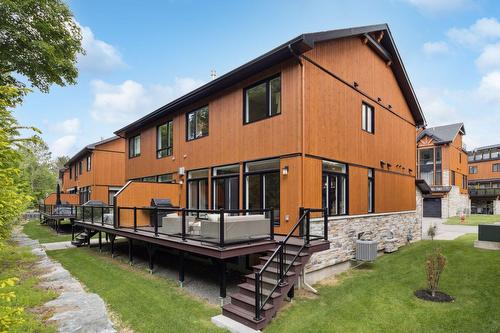 Back facade - 1100 Allée Du Géant, Mont-Tremblant, QC - Outdoor With Deck Patio Veranda With Exterior
