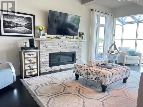 78 Bayview Road, Springdale, NL - Indoor With Fireplace