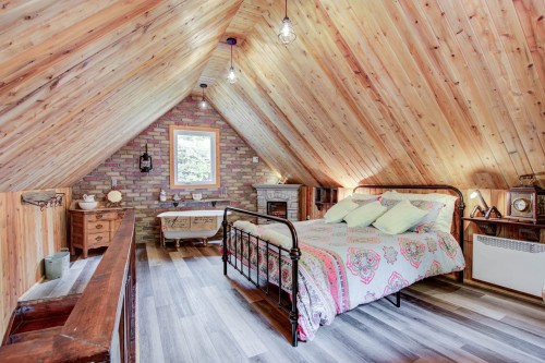 Chambre à coucher principale - 18  - 22 Rue Beauregard, Eastman, QC - Indoor Photo Showing Bedroom