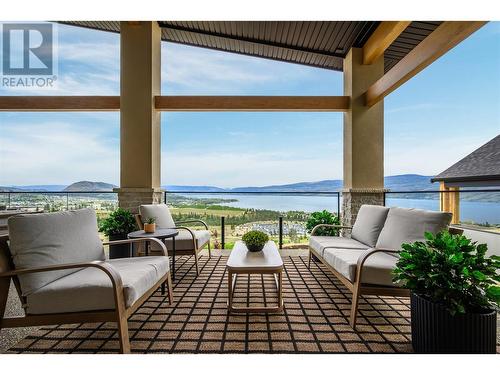 4017 Sunstone Street, West Kelowna, BC - Outdoor With Body Of Water With Deck Patio Veranda With View With Exterior