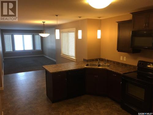 119 St John Street N, Regina, SK - Indoor Photo Showing Kitchen With Double Sink