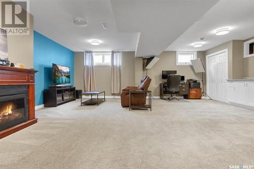 833 Keith Street, Moose Jaw, SK - Indoor With Fireplace