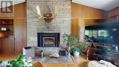 26 Hall Street, Gore Bay, ON - Indoor Photo Showing Living Room With Fireplace