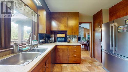 26 Hall Street, Gore Bay, ON - Indoor Photo Showing Kitchen With Double Sink