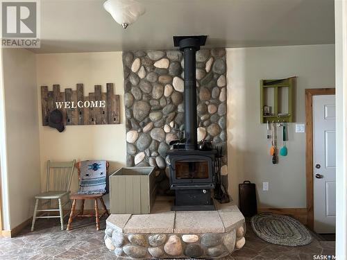 455 4Th Street, Carrot River, SK - Indoor With Fireplace