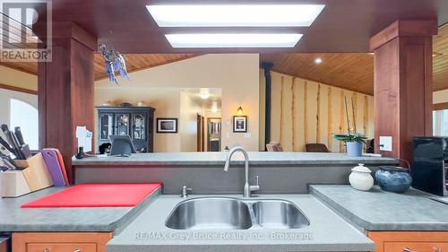 236 Bruce Street, South Bruce Peninsula, ON - Indoor Photo Showing Kitchen With Double Sink
