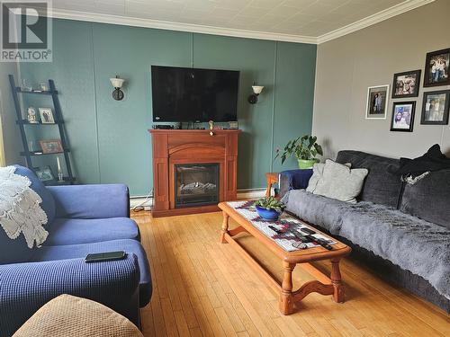 2 First Avenue, Channel-Port Aux Basques, NL - Indoor Photo Showing Living Room With Fireplace