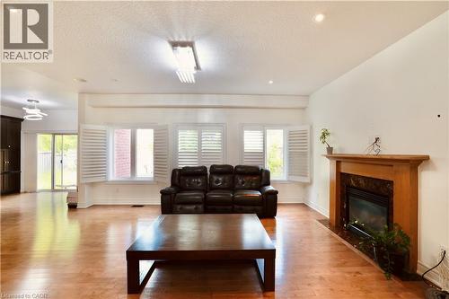 145 Redtail Street, Kitchener, ON - Indoor Photo Showing Living Room With Fireplace