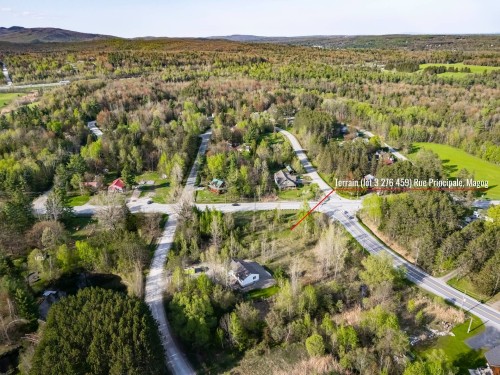 Aerial View - Rue Principale O., Magog, QC 