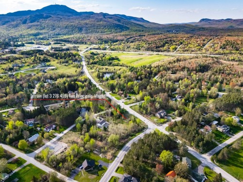 Aerial View - Rue Principale O., Magog, QC 