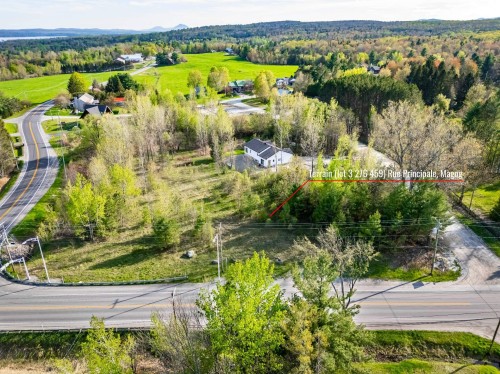 Aerial View - Rue Principale O., Magog, QC 