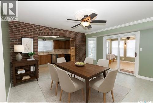 Scholer Acreage, Luseland, SK - Indoor Photo Showing Dining Room