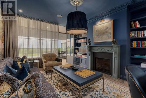 516450 7Th Line, Blue Mountains, ON - Indoor Photo Showing Living Room With Fireplace