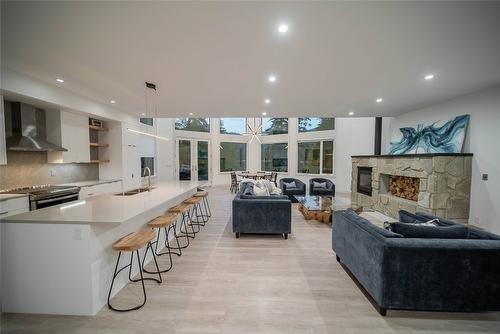 6392 Tie Lake Road, Jaffray, BC - Indoor With Fireplace