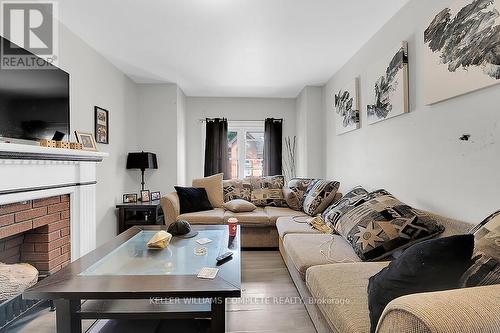 88 Grant Avenue, Hamilton, ON - Indoor Photo Showing Living Room With Fireplace