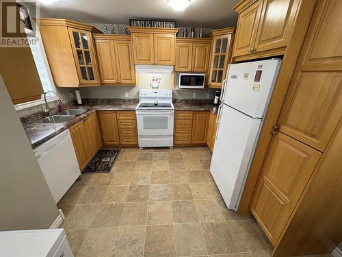 11 Butler Street, Bishop'S Falls, NL - Indoor Photo Showing Kitchen With Double Sink