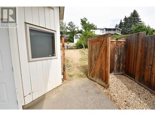 Gate to back yard - 9003 Cherry Lane, Coldstream, BC - Outdoor With Exterior