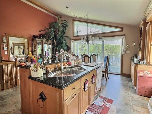 Cuisine - 168 Ch. Gagnon, Laniel, QC - Indoor Photo Showing Kitchen With Double Sink