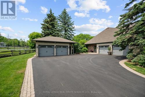 Featuring a 2-Car Attached & 2-Car Detached Garage - 2315 8 Sideroad, Burlington, ON - Outdoor