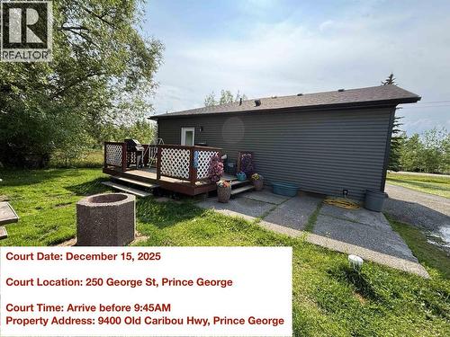 9400 OLD CARIBOO HIGHWAY  Prince George, BC V2N 5V2