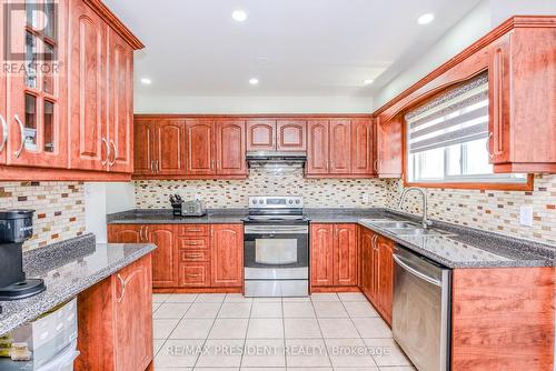 3686 Darla Drive, Mississauga, ON - Indoor Photo Showing Kitchen With Double Sink