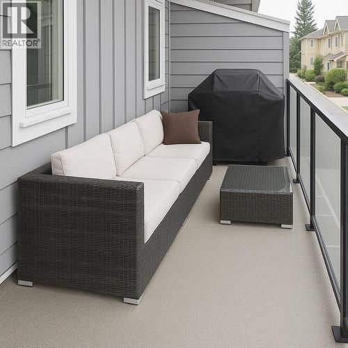 644 Lequime Road Unit# 2, Kelowna, BC - Outdoor With Balcony With Exterior