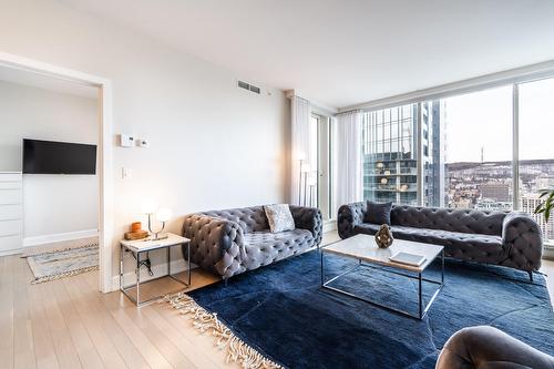 Salon - 3204-1310 Boul. René-Lévesque O., Montréal (Ville-Marie), QC - Indoor Photo Showing Living Room
