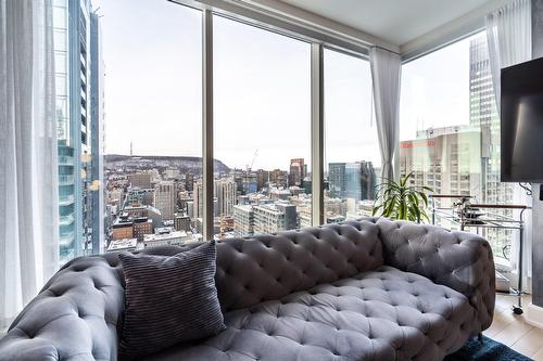 Vue - 3204-1310 Boul. René-Lévesque O., Montréal (Ville-Marie), QC - Indoor Photo Showing Living Room