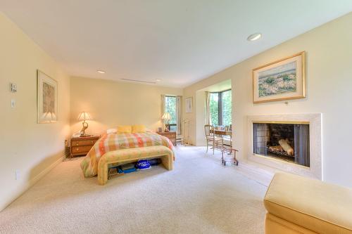 Chambre à coucher principale - 2 Av. Shorncliffe, Westmount, QC - Indoor Photo Showing Bedroom With Fireplace