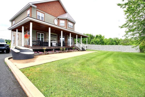 Façade - 385 Rg Du Lac-Aux-Grelots, Courcelles/Saint-Évariste, QC - Outdoor With Deck Patio Veranda