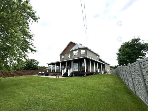 Façade - 385 Rg Du Lac-Aux-Grelots, Courcelles/Saint-Évariste, QC - Outdoor With Deck Patio Veranda