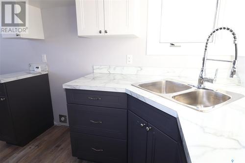 110 Wally Hunt Drive, La Ronge, SK - Indoor Photo Showing Kitchen With Double Sink