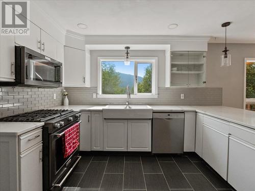 6172 Slocan River Road, Winlaw, BC - Indoor Photo Showing Kitchen With Upgraded Kitchen