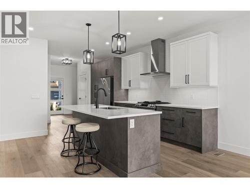 Kitchen. Photos taken from similar home in the community. - 2835 Canyon Crest Drive Unit# 7, West Kelowna, BC - Indoor Photo Showing Kitchen With Upgraded Kitchen