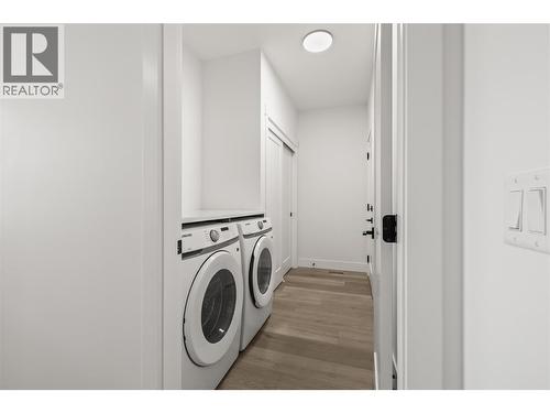 Laundry. Photos taken from similar home in the community. - 2835 Canyon Crest Drive Unit# 7, West Kelowna, BC - Indoor Photo Showing Laundry Room