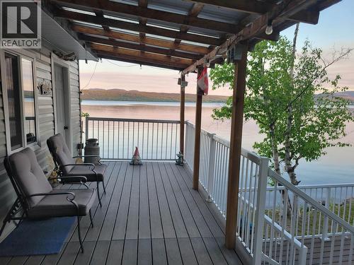 8687 Gala Bay Road, Fraser Lake, BC - Outdoor With Body Of Water With Deck Patio Veranda With Exterior