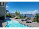 1825 Scott Crescent, West Kelowna, BC  - Outdoor With In Ground Pool With View 