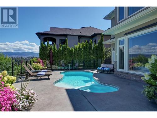 1825 Scott Crescent, West Kelowna, BC - Outdoor With In Ground Pool With Deck Patio Veranda