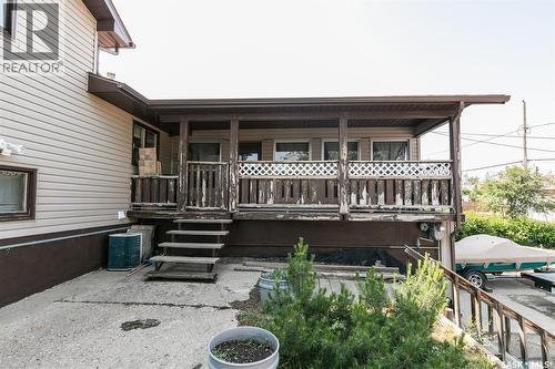 330 Alberta Avenue, Kerrobert, SK - Outdoor With Deck Patio Veranda With Exterior