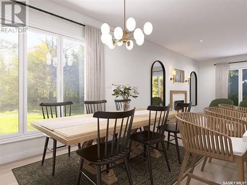 8 Oak Bay, Shields, SK - Indoor Photo Showing Dining Room