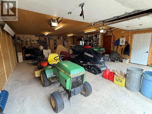 Dunham Acreage, Paddockwood Rm No. 520, SK - Indoor Photo Showing Garage