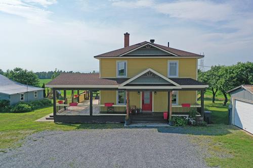 Aerial photo - 4191 4E Rang E., Sainte-Hélène-De-Kamouraska, QC - Outdoor With Deck Patio Veranda