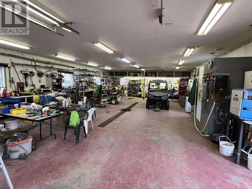 5527 48 Street, Fort Nelson, BC - Indoor Photo Showing Garage