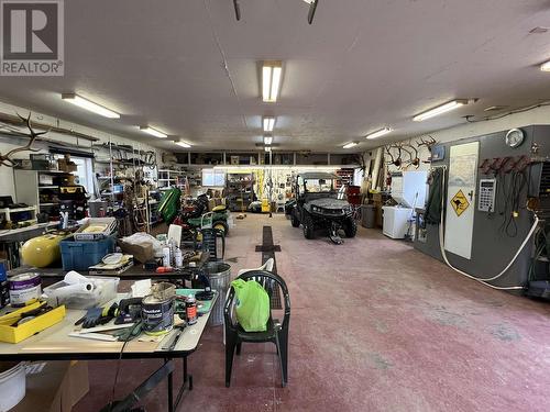 5527 48 Street, Fort Nelson, BC - Indoor Photo Showing Garage