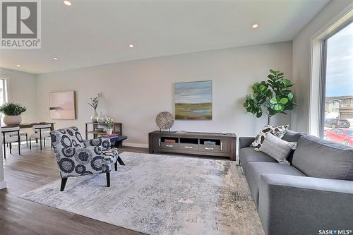 3236 Green Water Drive, Regina, SK - Indoor Photo Showing Living Room