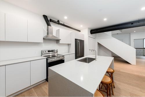 Kitchen - 3-131 Rue Du Port, Montréal (Ville-Marie), QC - Indoor Photo Showing Kitchen With Double Sink With Upgraded Kitchen