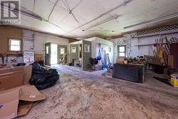 Interior of Large Barn - 